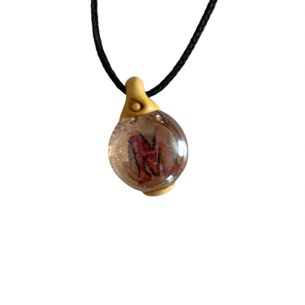 VINTAGE MONOGRAM “M” ADJUSTABLE NECKLACE